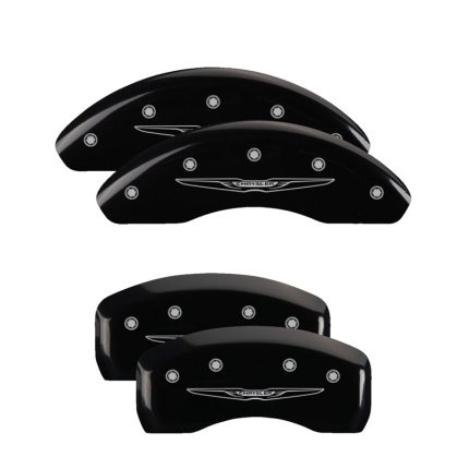Set Of 4 Caliper Covers Engraved Front And Rear Style 2 Chrysler Wing 2008-2016 Chrysler Town MGP Caliper Covers