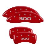 ⁦Set Of 4 Caliper Covers Engraved Front And Rear 300 2011-2023 Chrysler 300 18 inches⁩ - الصورة ⁦2⁩
