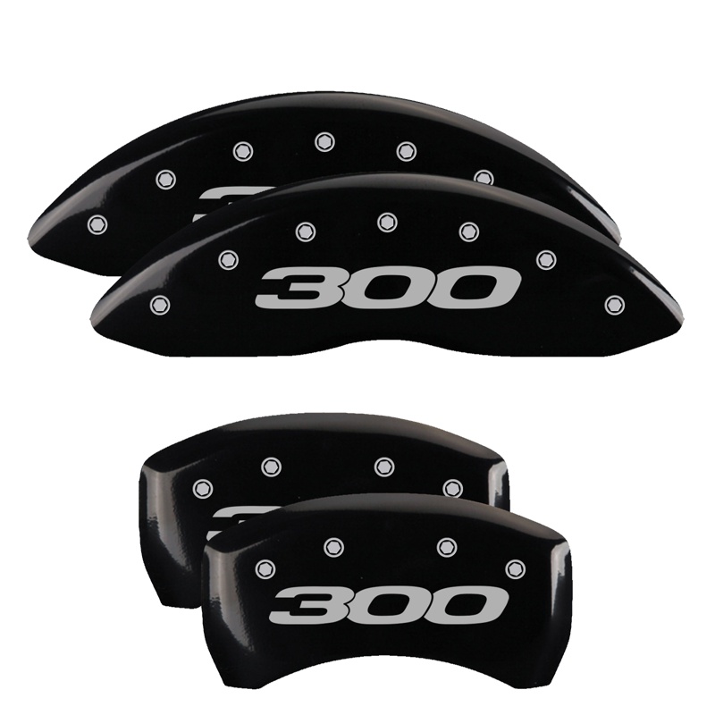 32020S301BK-FDLQ Set Of 4 Caliper Covers Engraved Front And Rear 300 2017 2011-2023 Chrysler 300 18 inches - Image 1