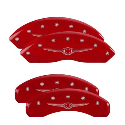 Set Of 4 Caliper Covers Engraved Front And Rear Style 1 Chrysler Wing 2011-2016 Chrysler Town MGP Caliper Covers