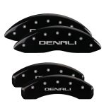Set Of 4 Caliper Covers Engraved Front And Rear Denali 1999-2006 GMC Sierra MGP Caliper Covers