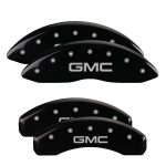 Set Of 4 Caliper Covers Engraved Front And Rear GMC 1999-2006 GMC Sierra MGP Caliper Covers