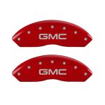 ⁦Front Set 2 Caliper Covers Engraved Front GMC 1997-2000 GMC Yukon MGP Caliper Covers⁩ - الصورة ⁦2⁩