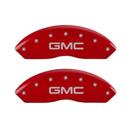 Front Set 2 Caliper Covers Engraved Front GMC 1997-2000 GMC Yukon MGP Caliper Covers