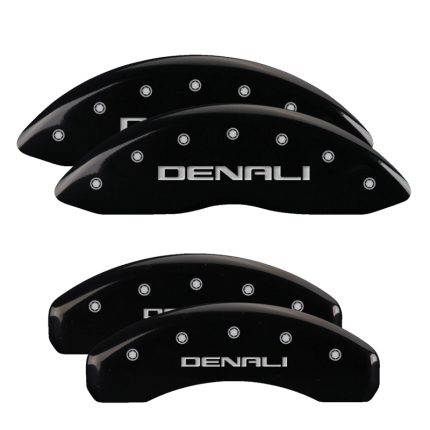Set Of 4 Caliper Covers Engraved Front And Rear Denali 2015-2020 GMC Yukon MGP Caliper Covers