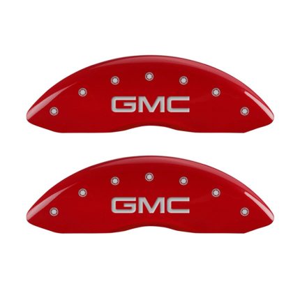 Front Set 2 Caliper Covers Engraved Front GMC 2007-2013 GMC Sierra MGP Caliper Covers