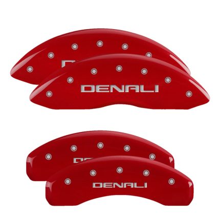 Set Of 4 Caliper Covers Engraved Front And Rear Denali 2015-2020 GMC Canyon MGP Caliper Covers