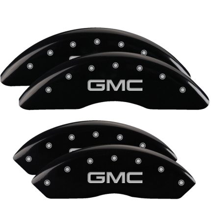 Set Of 4 Caliper Covers Engraved Front And Rear GMC 2009-2016 GMC Savana MGP Caliper Covers