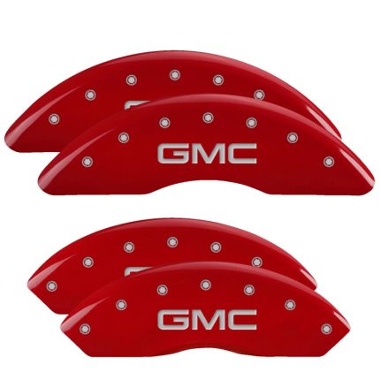 Set Of 4 Caliper Covers Engraved Front And Rear GMC 2009-2016 GMC Savana MGP Caliper Covers