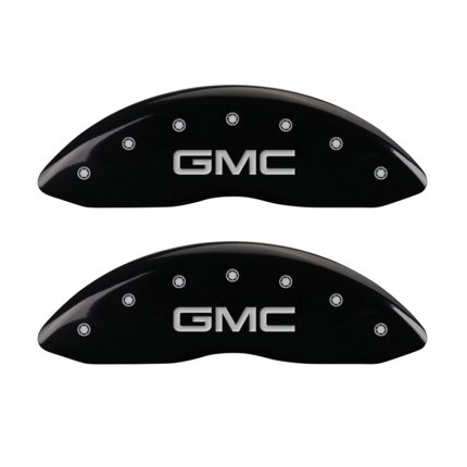 Front Set 2 Caliper Covers Engraved Front GMC 2004-2012 GMC Canyon MGP Caliper Covers