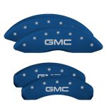 ⁦Set Of 4 Caliper Covers Engraved Front And Rear GMC 2024-2024 GMC Sierra MGP Caliper Covers⁩ - الصورة ⁦2⁩