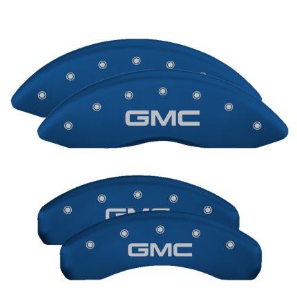 Set Of 4 Caliper Covers Engraved Front And Rear GMC 2024-2024 GMC Sierra MGP Caliper Covers