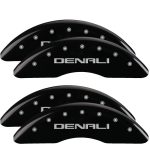Set Of 4 Caliper Covers Engraved Front And Rear Denali 2024-2025 GMC Sierra MGP Caliper Covers