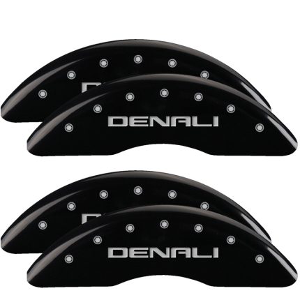 Set Of 4 Caliper Covers Engraved Front And Rear Denali 2024-2025 GMC Sierra MGP Caliper Covers