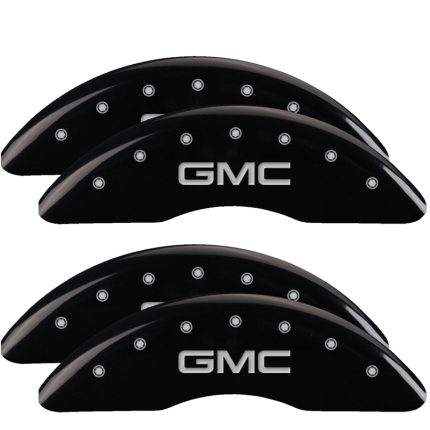 Set Of 4 Caliper Covers Engraved Front And Rear GMC 2024-2025 GMC Sierra MGP Caliper Covers