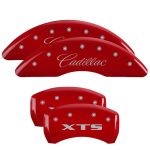 Set Of 4 Caliper Covers Engraved Front Cadillac Engraved Rear Xts 2013-2019 Cadillac XTS MGP Caliper Covers - Image 2