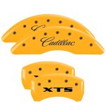 Set Of 4 Caliper Covers Engraved Front Cadillac Engraved Rear Xts 2013-2019 Cadillac XTS MGP Caliper Covers - Image 3