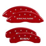 Set Of 4 Caliper Covers Engraved Front Escalade Engraved Rear Esv 2002-2006 Cadillac Escalade MGP Caliper Covers - Image 2