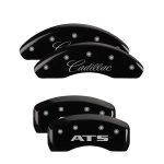 Set Of 4 Caliper Covers Engraved Front Cadillac Engraved Rear Ats 2013-2016 Cadillac ATS MGP Caliper Covers