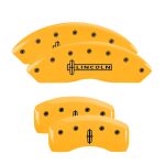 Set Of 4 Caliper Covers Engraved Front Lincoln Engraved Rear Star Logo 2007-2010 Lincoln MKX MGP Caliper Covers - Image 3