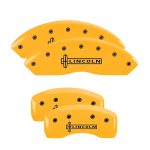 ⁦Set Of 4 Caliper Covers Engraved Front And Rear Lincoln 2007-2010 Lincoln MKX MGP Caliper Covers⁩ - الصورة ⁦3⁩
