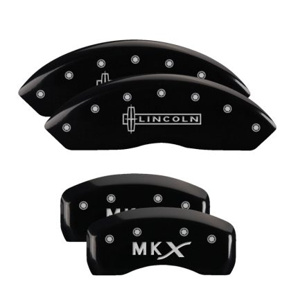 Set Of 4 Caliper Covers Engraved Front Lincoln Engraved Rear Mkx 2007-2010 Lincoln MKX MGP Caliper Covers