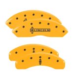⁦Set Of 4 Caliper Covers Engraved Front Lincoln Engraved Rear Star Logo 1998-2002 Lincoln Navigator MGP Caliper Covers⁩ - الصورة ⁦3⁩