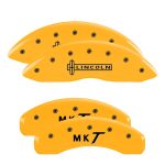 Set Of 4 Caliper Covers Engraved Front Lincoln Engraved Rear Mkt 2011-2016 Lincoln MKT MGP Caliper Covers - Image 3