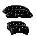 Set Of 4 Caliper Covers Engraved Front Lincoln Engraved Rear Star Logo 2000-2005 Lincoln LS MGP Caliper Covers