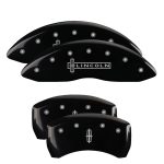Set Of 4 Caliper Covers Engraved Front Lincoln Engraved Rear Star Logo 2013-2016 Lincoln MKS MGP Caliper Covers