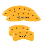 Set Of 4 Caliper Covers Engraved Front Lincoln Engraved Rear Mkt 2014-2016 Lincoln MKT MGP Caliper Covers - Image 3