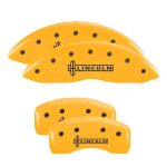 ⁦Set Of 4 Caliper Covers Engraved Front And Rear Lincoln 2020-2024 Lincoln Aviator MGP Caliper Covers⁩ - الصورة ⁦3⁩