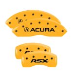 Set Of 4 Caliper Covers Engraved Front Acura Engraved Rear Rsx 2002-2006 Acura RSX MGP Caliper Covers - Image 3