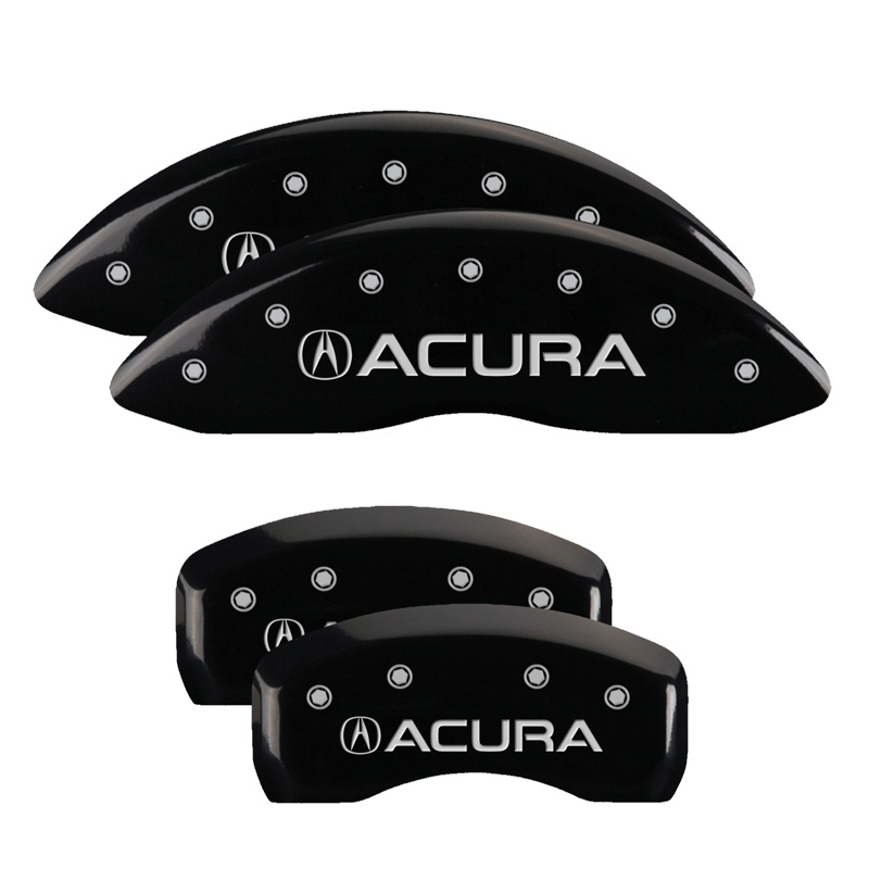 39007SACUBK-FDLQ Set Of 4 Caliper Covers Engraved Front And Rear Acura 2007-2008 Acura TL MGP Caliper Covers - الصورة 1