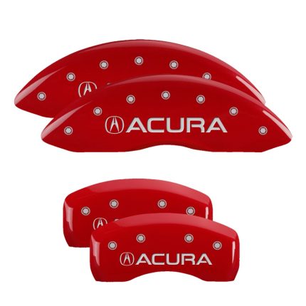 Set Of 4 Caliper Covers Engraved Front And Rear Acura 2007-2008 Acura TL MGP Caliper Covers