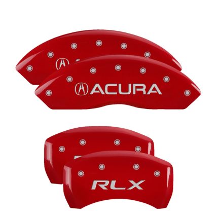 Set Of 4 Caliper Covers Engraved Front Acura Engraved Rear Rlx 2014-2017 Acura RLX MGP Caliper Covers