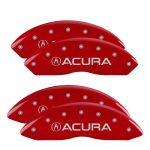 Set Of 4 Caliper Covers Engraved Front And Rear Acura 1999-2004 Acura RL MGP Caliper Covers - Image 2