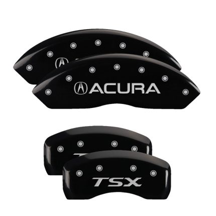 Set Of 4 Caliper Covers Engraved Front Acura Engraved Rear Tsx 2009-2014 Acura TSX MGP Caliper Covers