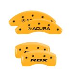 ⁦Set Of 4 Caliper Covers Engraved Front Acura Engraved Rear Rdx 2007-2012 Acura RDX MGP Caliper Covers⁩ - الصورة ⁦3⁩