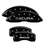 Set Of 4 Caliper Covers Engraved Front Acura Engraved Rear Mdx 2017-2020 Acura MDX MGP Caliper Covers