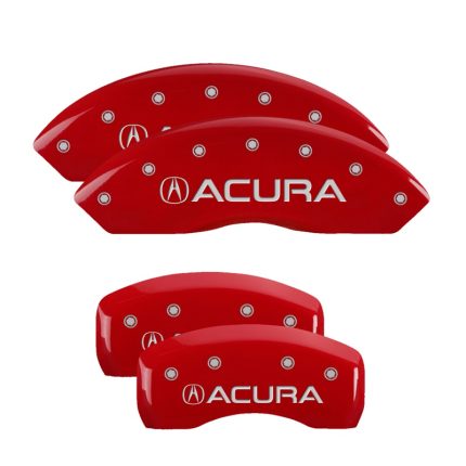 Set Of 4 Caliper Covers Engraved Front And Rear Acura 2016-2018 Acura RDX MGP Caliper Covers