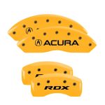⁦Set Of 4 Caliper Covers Engraved Front Acura Engraved Rear Rdx 2016-2018 Acura RDX MGP Caliper Covers⁩ - الصورة ⁦3⁩
