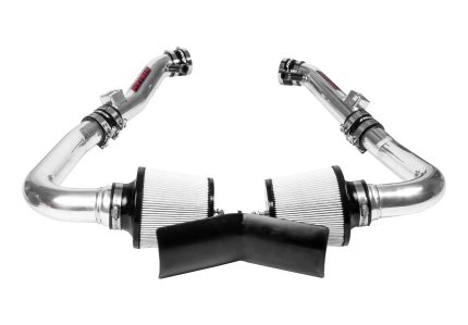Infiniti G37 Dual Ultra Long Tube Air Intake Kit Gen 3 V36 Dry Filter For 09-13 Infiniti G37 Stillen