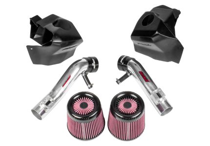 370Z Dual Long Tube Air Intake Kit Gen 2 Z34 Oil Filter For 09-18 Nissan 370Z Stillen