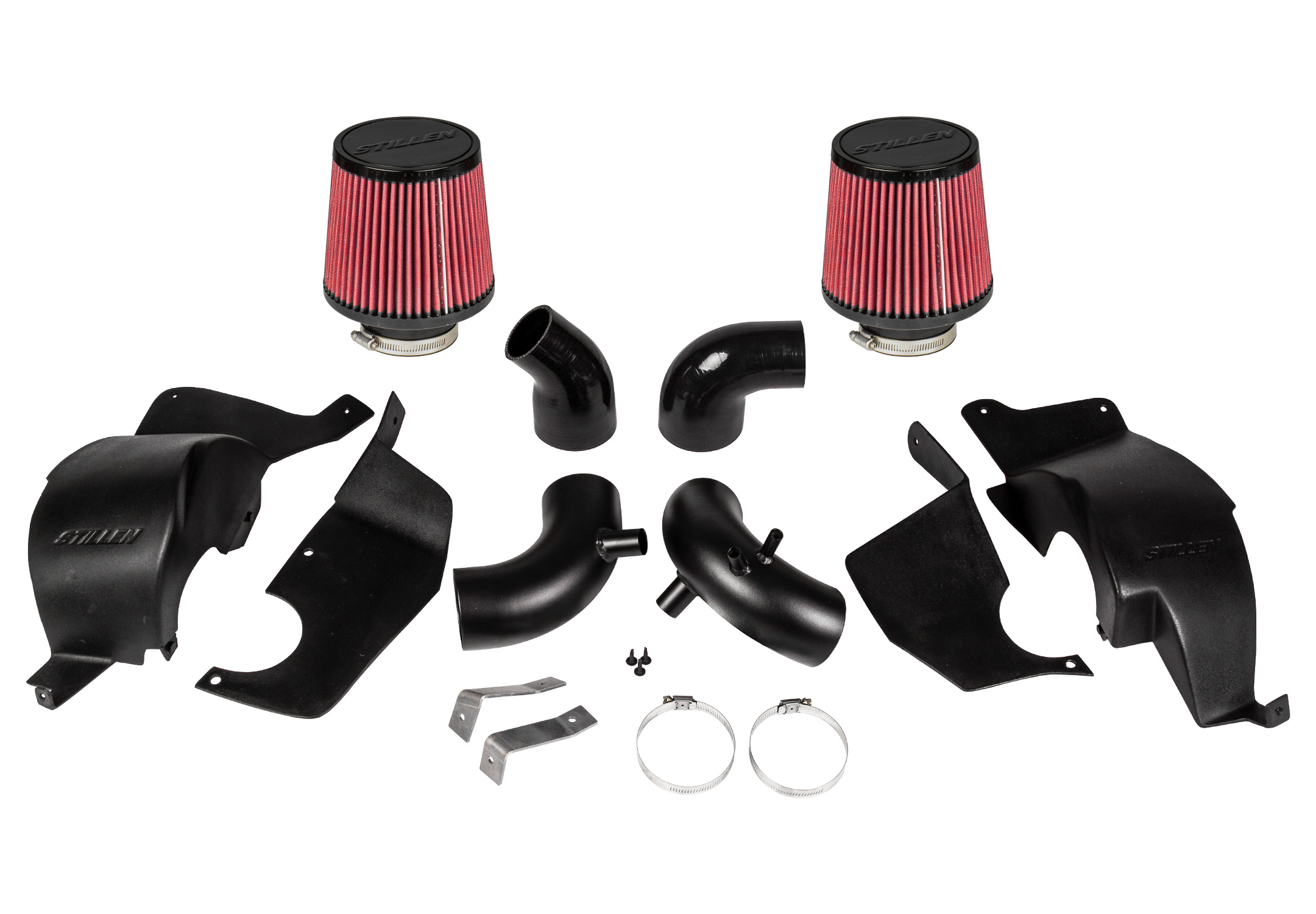 402883_2-DJJX Kia Stinger 3.3TT Hi-Flow Air Intake Kit Oil Filter 18-23 Kia Stinger AWD/RWD 3.3TT Stillen - الصورة 1