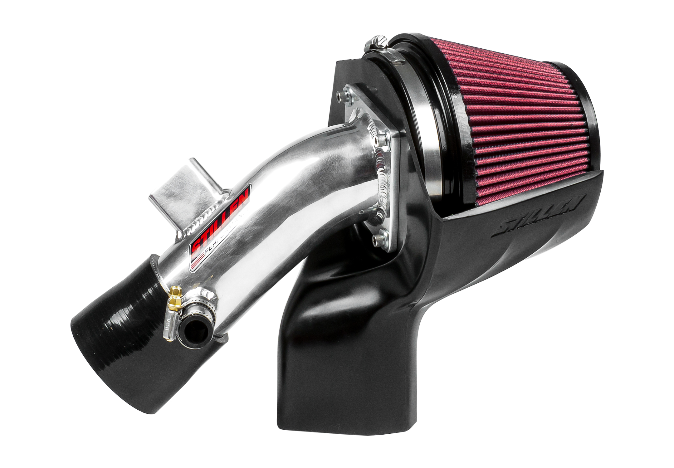 402962_6-DJJX Nissan Maxima Air Intake Hi Flow w/ Fitted Polyurethane Air Duct A35 Oil Filter For 09-15 Nissan Maxima Stillen - Image 1