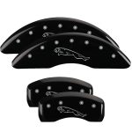 Set Of 4 Caliper Covers Engraved Front And Rear Leaper 2007-2009 Jaguar XKR MGP Caliper Covers