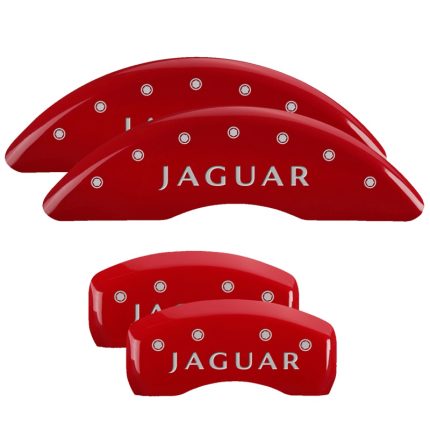 Set Of 4 Caliper Covers Engraved Front Jaguar Engraved Rear Jaguar 2011 2010-2019 Jaguar XF MGP Caliper Covers
