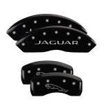Set Of 4 Caliper Covers Engraved Front Jaguar Engraved Rear Leaper 2012 2006-2015 Jaguar XJ8 MGP Caliper Covers