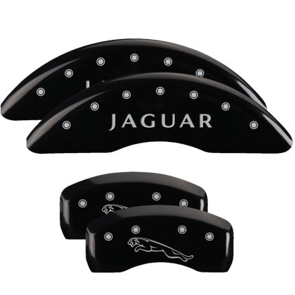 Set Of 4 Caliper Covers Engraved Front Jaguar Engraved Rear Leaper 2011 2010-2017 Jaguar XF MGP Caliper Covers